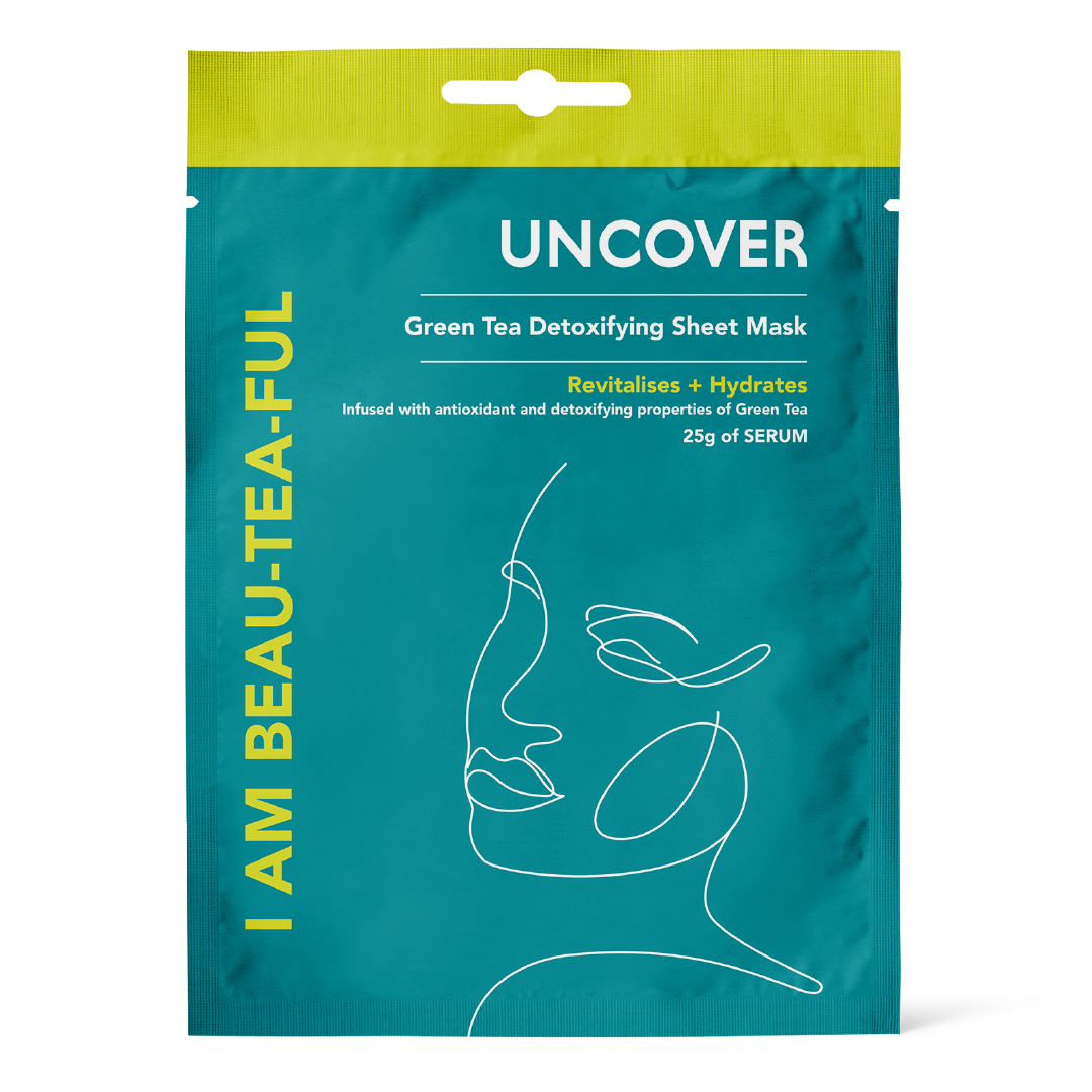 Green Tea Detoxifying Sheet Mask (3pcs)